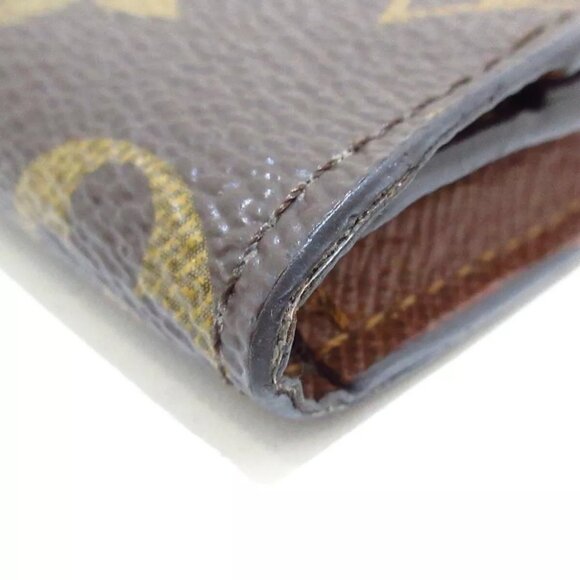 Auth LOUIS VUITTON Enveloppe Carte de Visite M63801 Monogram CA4127 Card Case - Picture 4 of 8